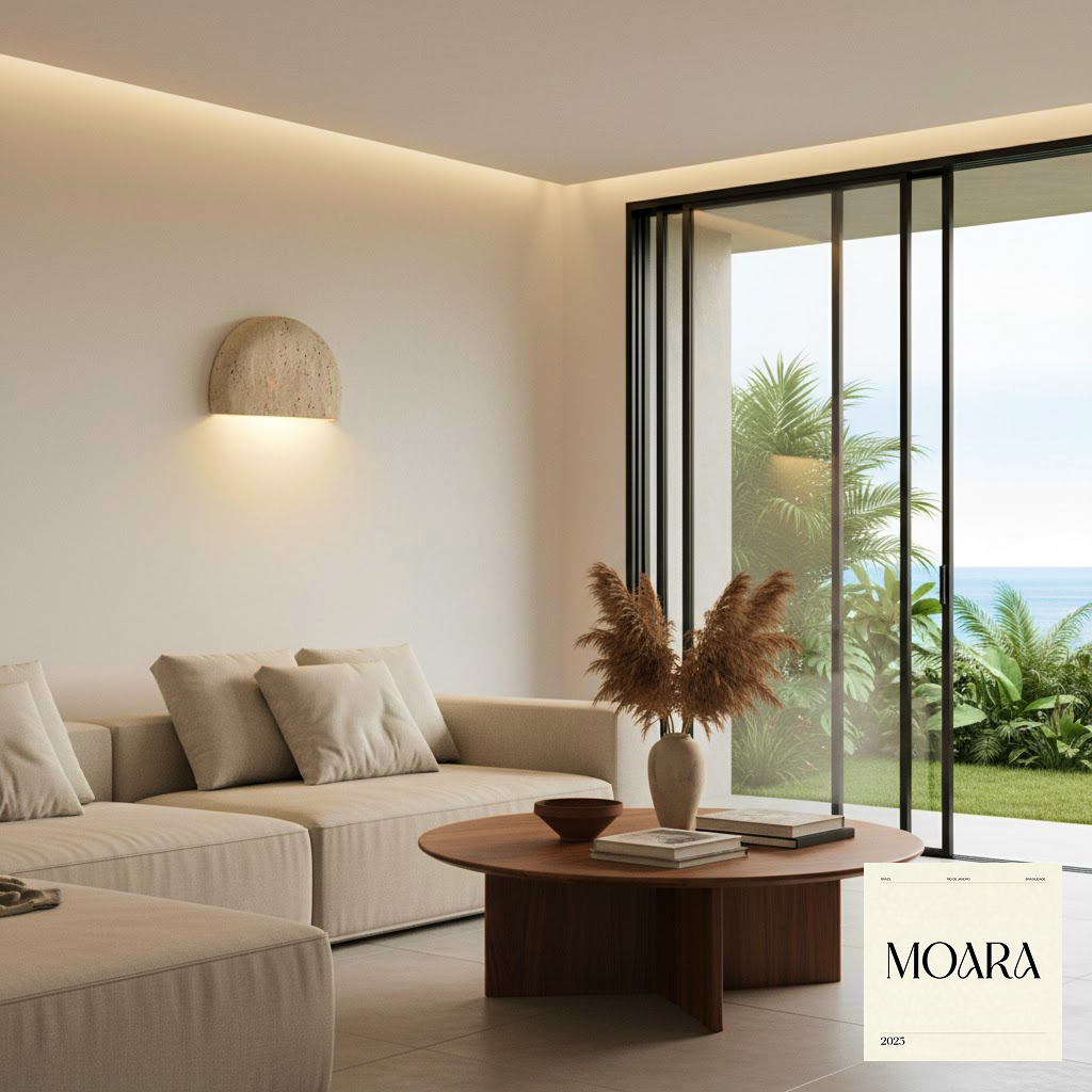 Luminária Efeito Lunar Osaka