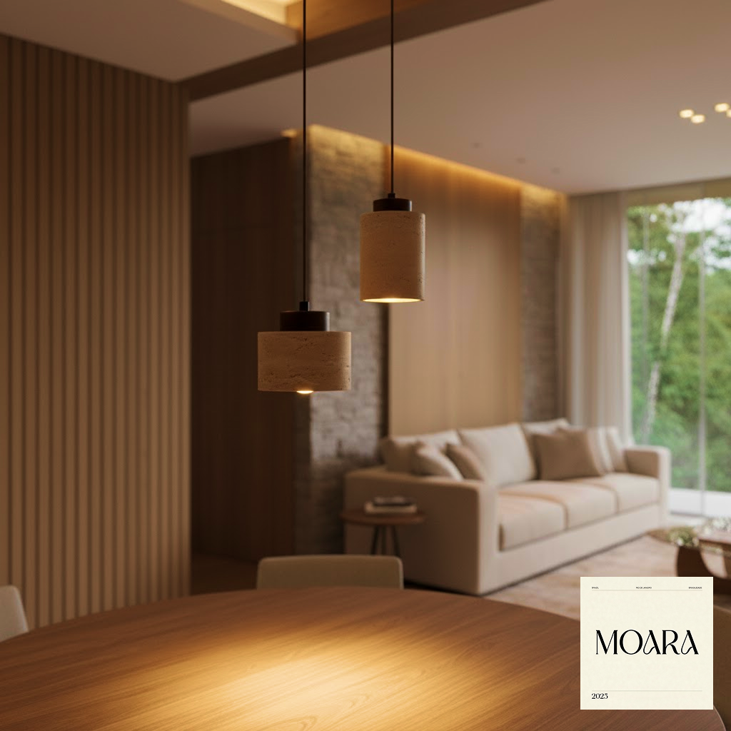 Pendente MOARA Rio Travertino